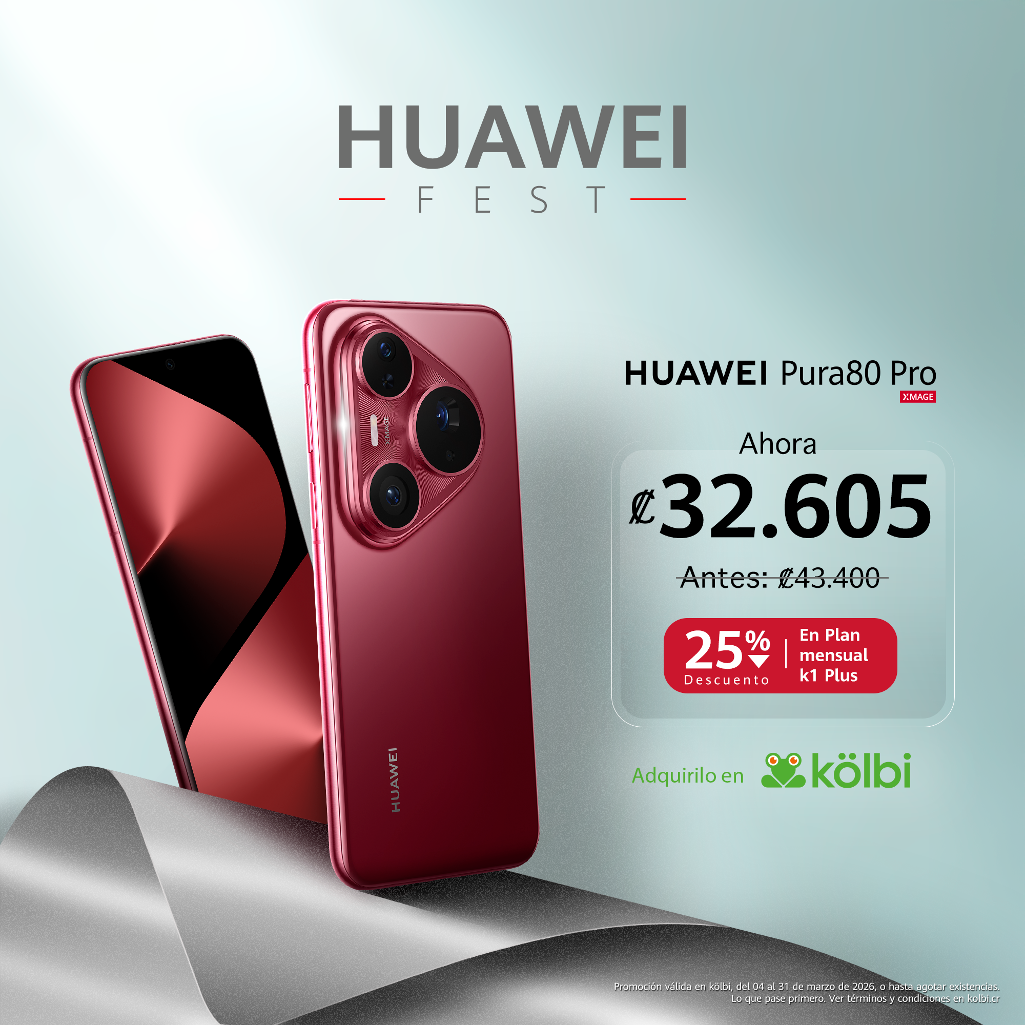HUAWEI FEST llega a Costa Rica  con descuentos de hasta 45%, regalías y beneficios especiales